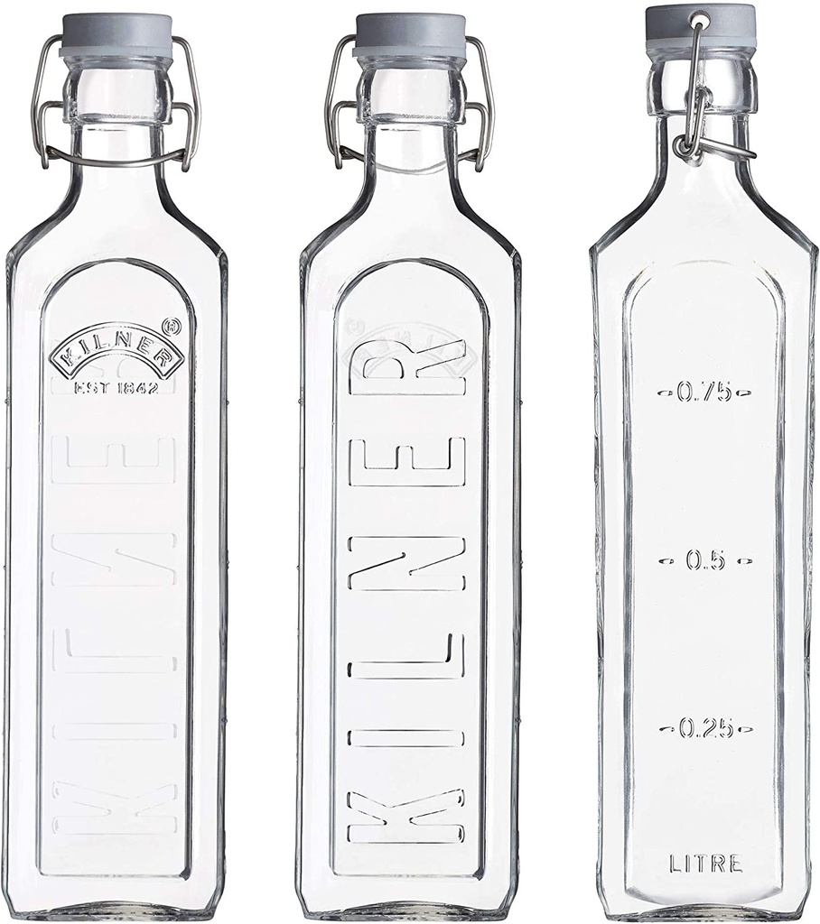 Botella Clip Top 1L - Kilner