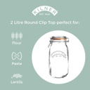 Frasco Redondo Clip Top 2L - Kilner