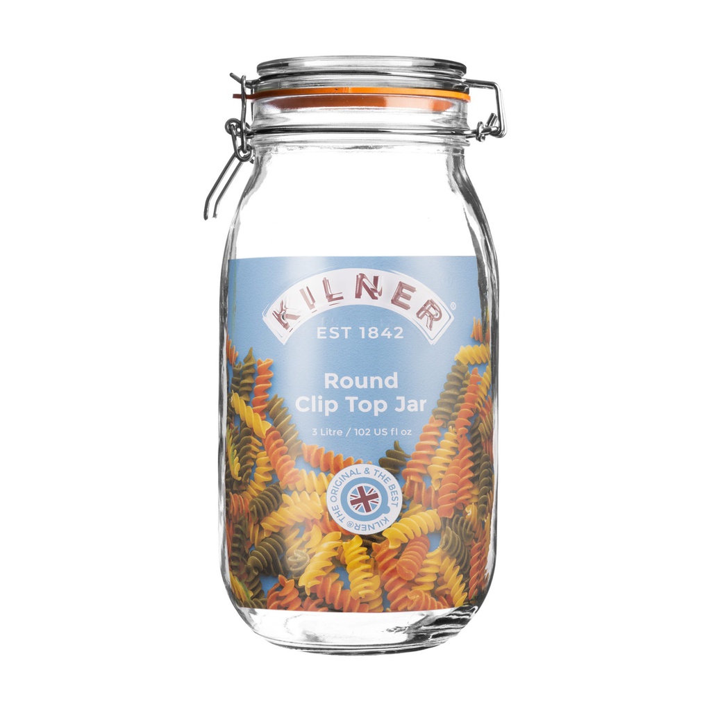 Frasco Redondo Clip Top 3L - Kilner