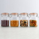 Frasco Clip Top Cuadrado 1,5L - Kilner
