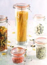 Frasco Facetado p/Spaguetti Clip Top Jar 2,2L- Kilner