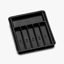 Organizador de Cubiertos Extensible Classic Carbón - Madesmart