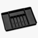 Organizador de Cubiertos Extensible Classic Carbón - Madesmart