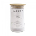 Frasco de Vidrio c/ Tapa de Bamboo 1L - Sakura