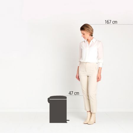 Cesto New Icon 20 L Blanco - Brabantia