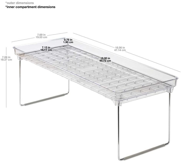 Estante Large Transparente Plegable - Madesmart