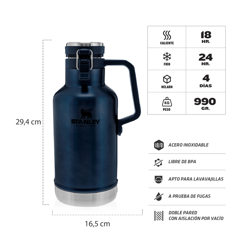 Termo Classic Growler 1,9L Nightfall - Stanley