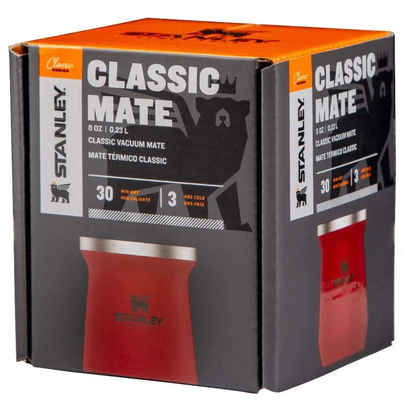 Mate Classic Acero Inox 236ml Rojo - Stanley
