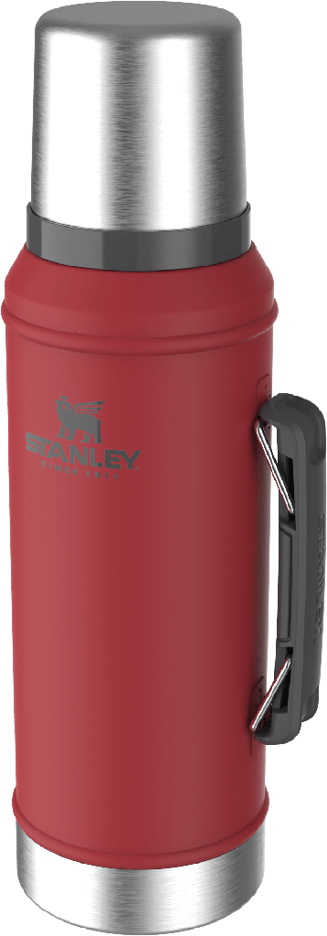 Termo Classic 950ml c/Manija y Tapón Sebador Red - Stanley