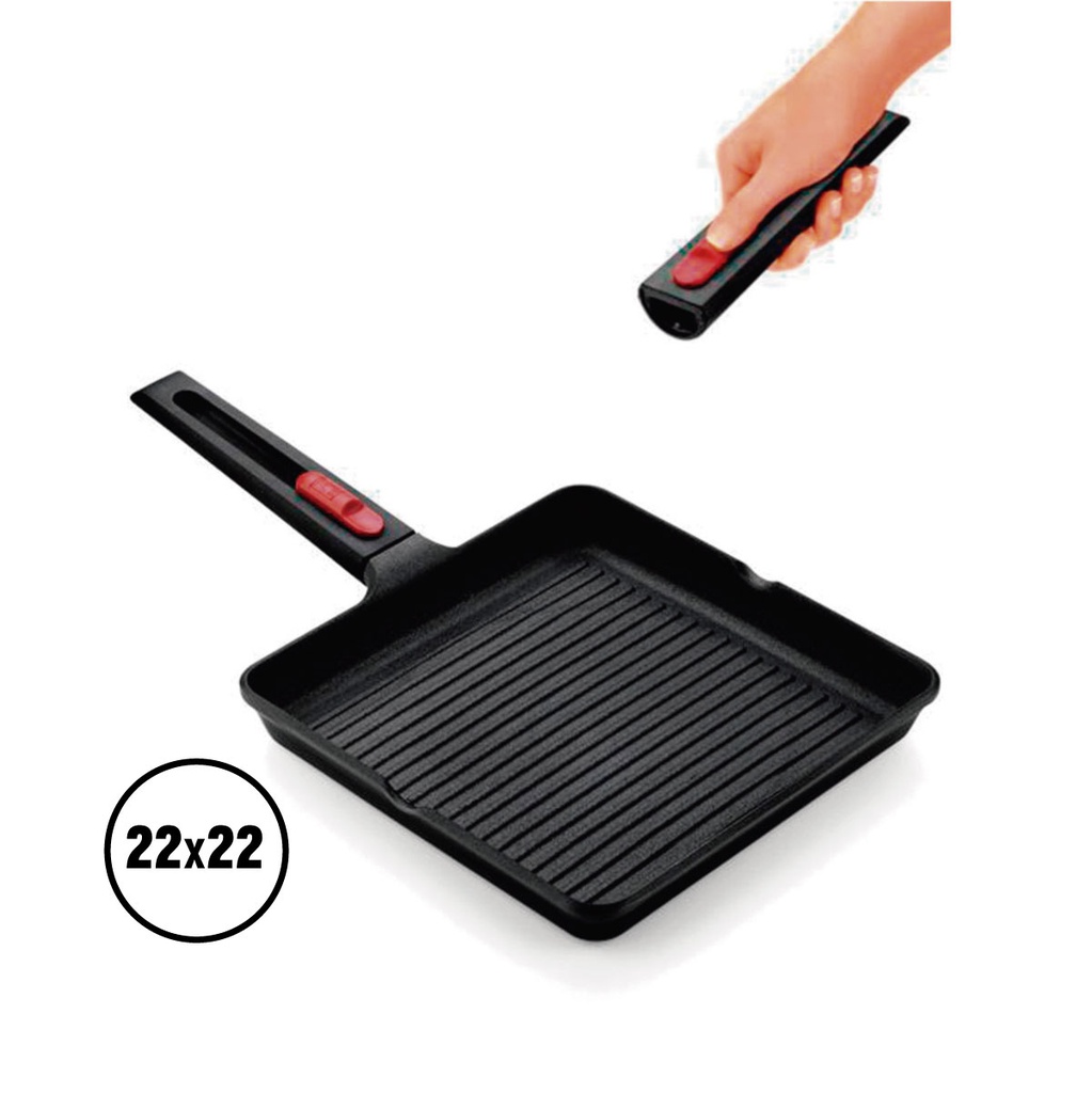 Grill c/Rayas Inifinity 22x22cm - Bra