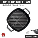 Grill Fundición Cast Iron 26X26cm - Victoria