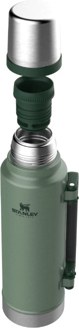 Termo Clásico 1.4L c/Asa Plegable Verde