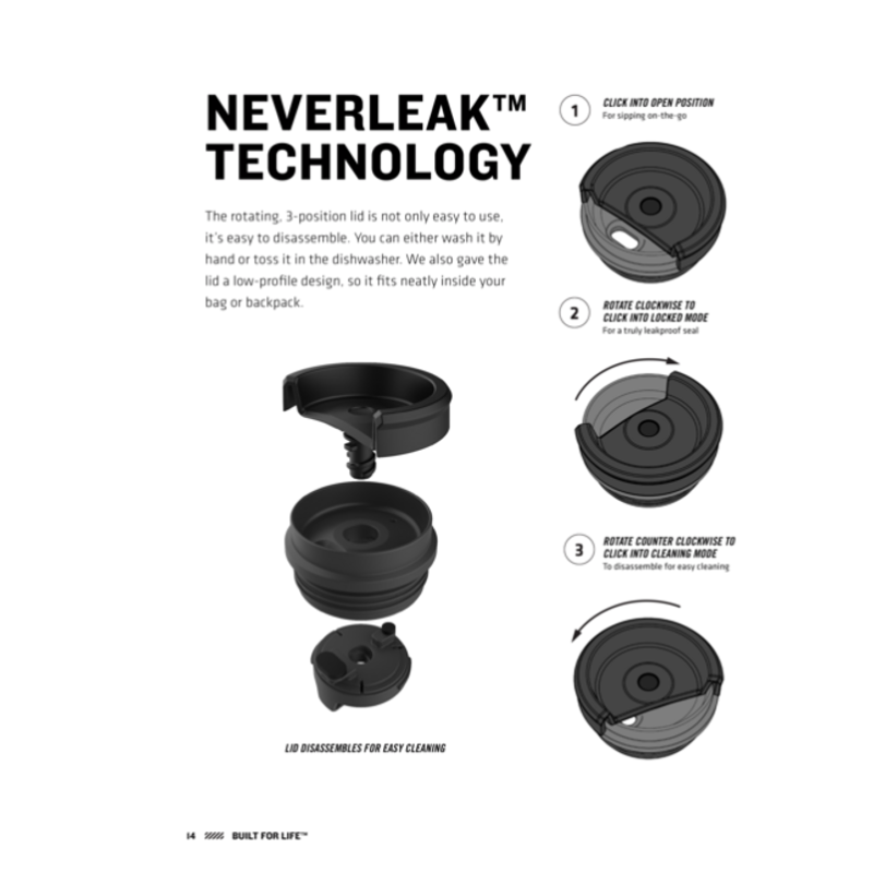 Mug Trabel Classic Neverleak Polar 354 ml - Stanley