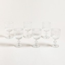 Juego de Copas de vidrio 350ml + Vasos Bajos 300 ml - Set x (6und)