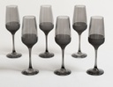 Copas de Vino 490ml + Copas de Champagñe 195ml + Vasos Bajos 425ml - Set x (6 und) Gris Fondo Esmerilado