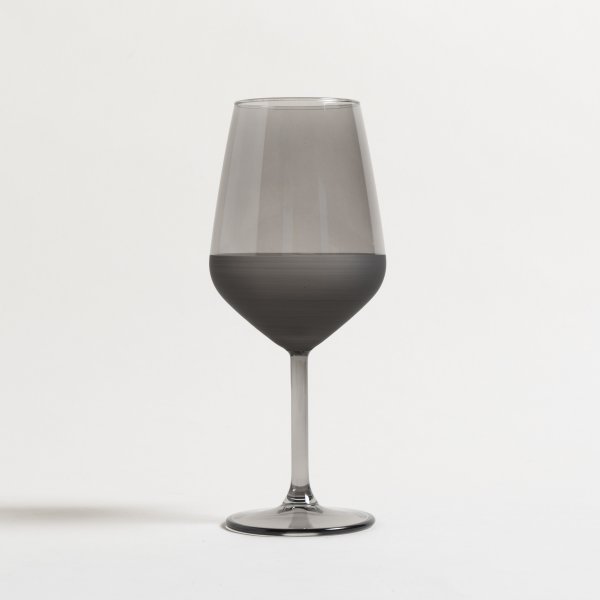 Copas de Vino 490ml + Copas de Champagñe 195ml + Vasos Bajos 425ml - Set x (6 und) Gris Fondo Esmerilado
