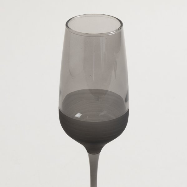 Copas de Vino 490ml + Copas de Champagñe 195ml + Vasos Bajos 425ml - Set x (6 und) Gris Fondo Esmerilado