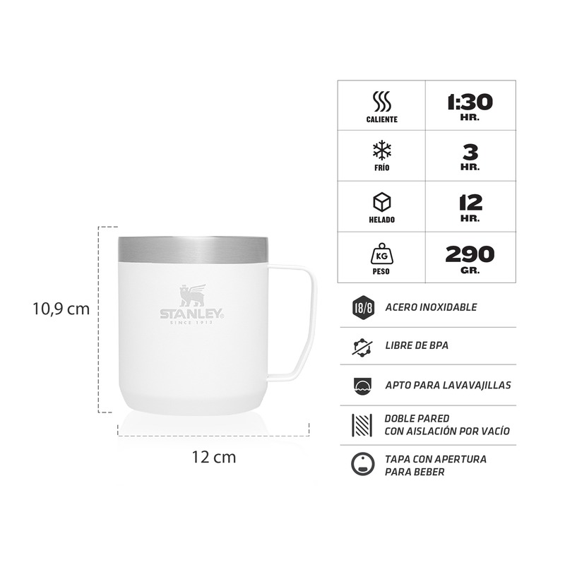 Taza Vaso Térmico Stanley Camp 354ml Polar - Stanley