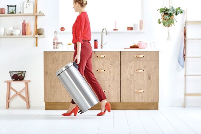 Cesto c/Pedal New Icon 30 L Acero - Brabantia