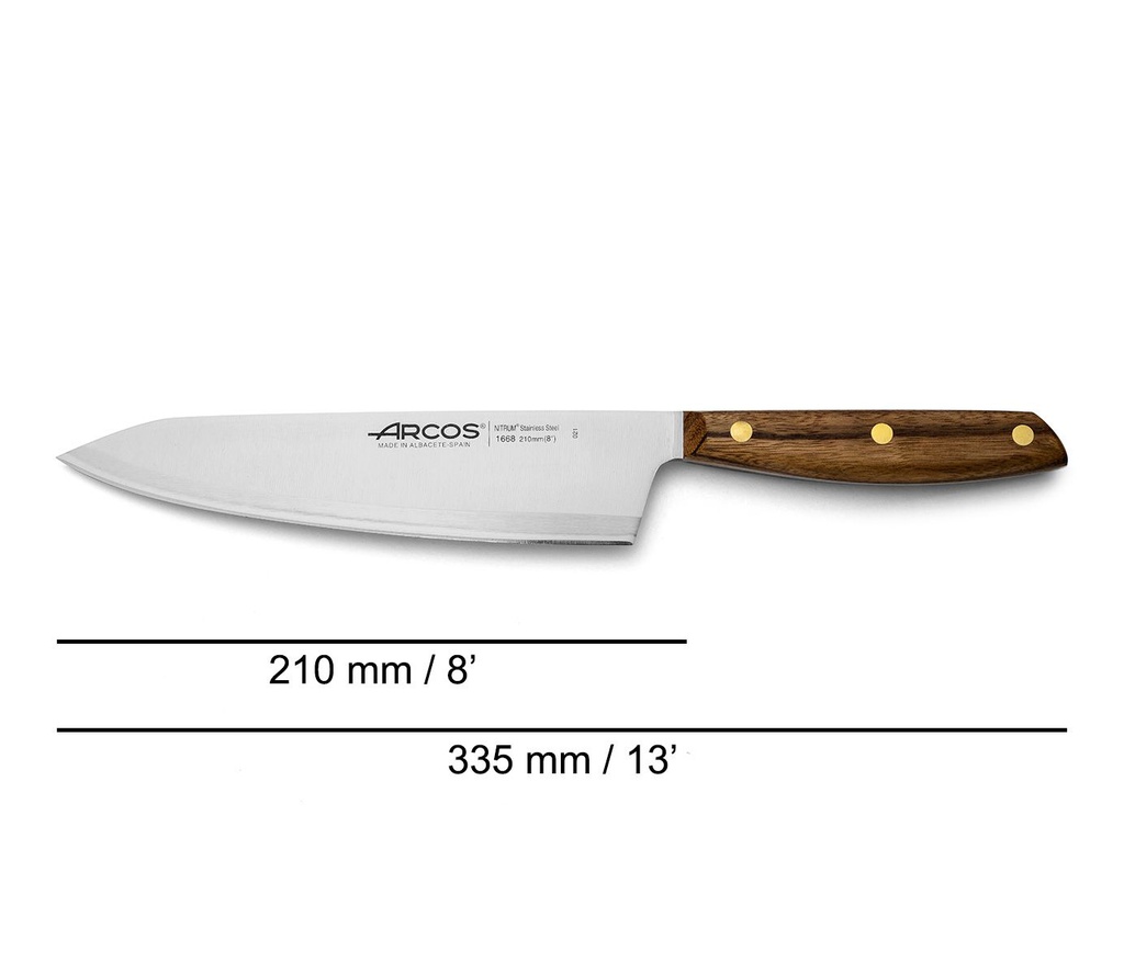 Cuchillo Cocinero 21mm Nórdika - Arcos