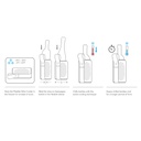 Enfriador de Vino Flexible Artico Negro - Vacu Vin