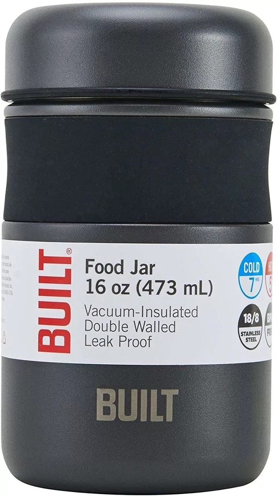 Vianda Térmica Food Jar Charcoal - 473 ml - Built