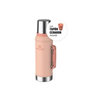 Termo Clássic 950 ml c/Manija y Tapón Cebador Matte Rosa - Stanley