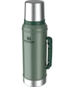 Termo Clássic 950 ml c/ Manija y Tapón Cebador Hammertone Green - Stanley