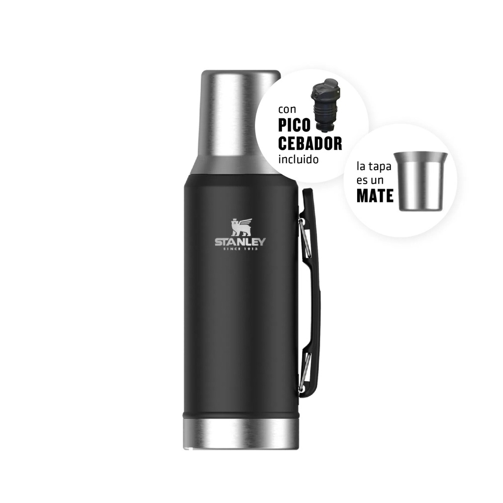 Termo Mate System Classic 800 ml Black - Stanley