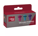 Set de 3 Tapones p/Vacío colores - Vacu Vin