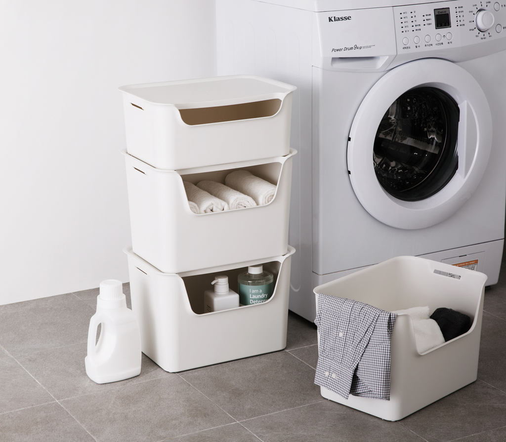 Cesto Living Box Blanco Medium - Litem