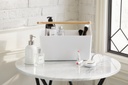 Wooden Handle Basket White - Litem