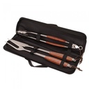 Set Parrilla de Asado 3 Pzas + Funda - Sakura