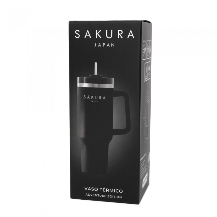 Vaso Térmico Adventure Negro 1.18 - Sakura