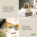 Organizador Curvo Bellwood 30x20x23cm White - Umbra