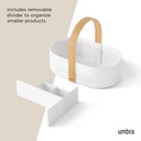 Organizador Curvo Bellwood 30x20x23cm White - Umbra