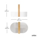 Organizador Curvo Bellwood 30x20x23cm White - Umbra
