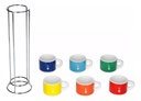 Tazas Apilables Color 45 ml Set x (6und) - Bialetti