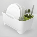 Escurridor Contenedor de Platos Blanco Wash & Drain - Joseph Joseph