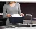 Escurridor y Contenedor Wash & Drain Gris - Joseph Joseph
