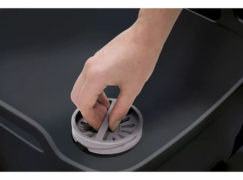 Escurridor y Contenedor Wash & Drain Gris - Joseph Joseph