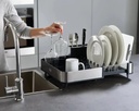 Escurridor de Platos Extensible Acero + Dispenser de Jabón - Joseph Joseph
