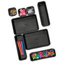 Organizador Set x 8 pzas. Carbono - Madesmart