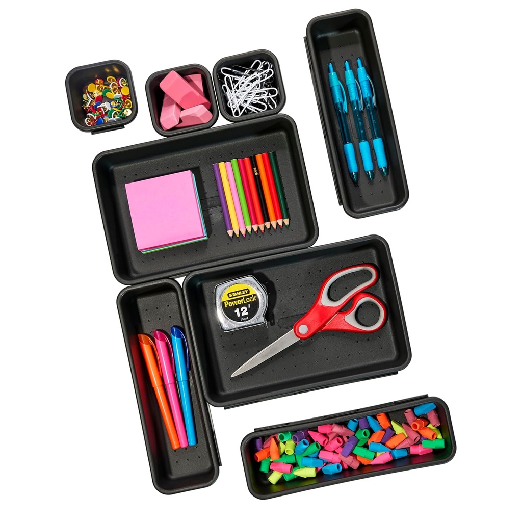 Organizador Set x 8 pzas. Carbono - Madesmart