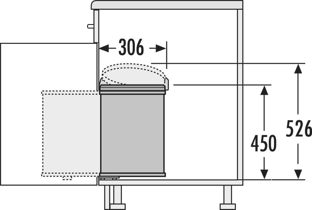Cesto Baño Pure S Blanco - Hailo (copia)