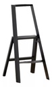 Escalera Aluminio Negro- 2 Peldaños