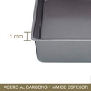 Asadera Antiadherente c/Rejilla 40×28 - Masterclass