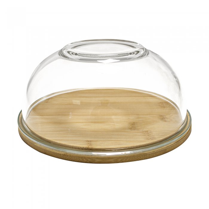 Bowls de Vidrio c/Tapa Bamboo x (3und) - Sakura