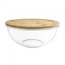 Bowls de Vidrio c/Tapa Bamboo x (3und) - Sakura
