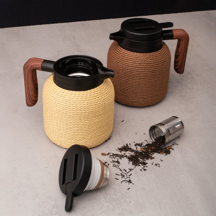 Jarra Térmica 1.2L Marrón y Dark Soga - Sakura